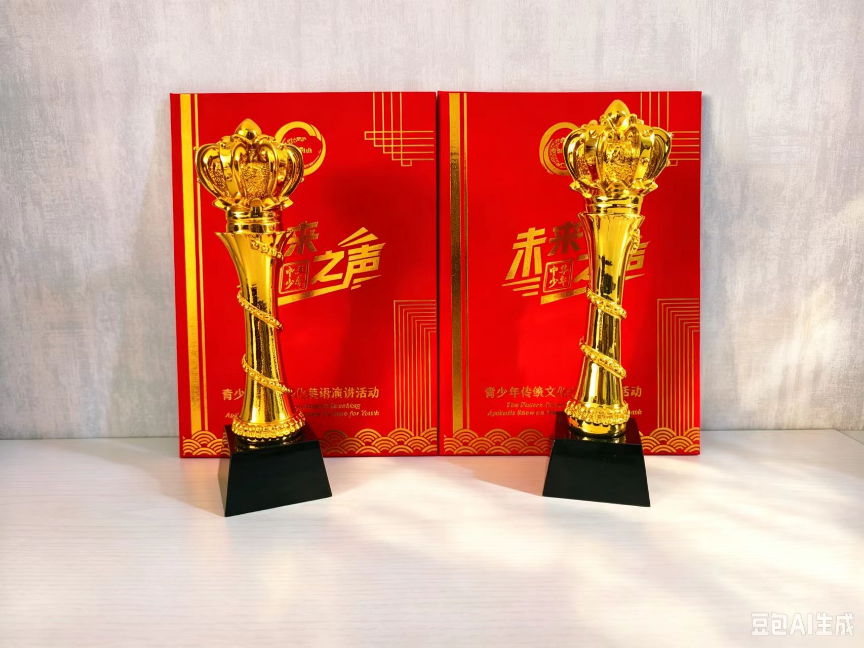 决选奖杯与证书